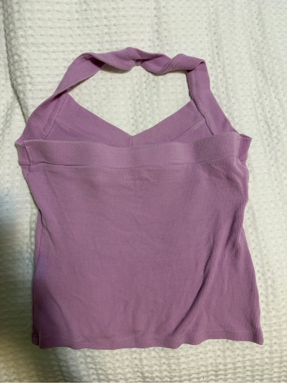 Urban Outfitters Lavender Ribbed Halter Tank